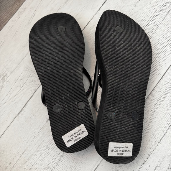 Havaianas Multicolor Glitter Sandals 39-40 - Picture 4 of 4